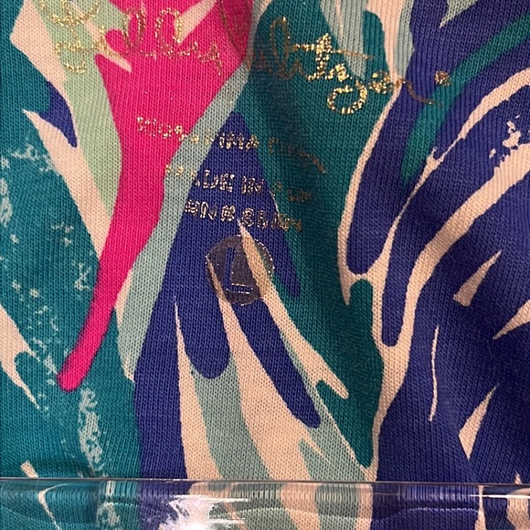 Lilly Pulitzer 🏝️ Blythe Feather Print Dress l, EUC, Large - Picture 8 of 9